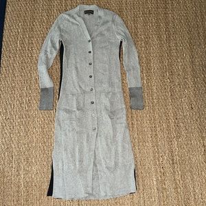 Michael Stars Ribbed Long Cardigan